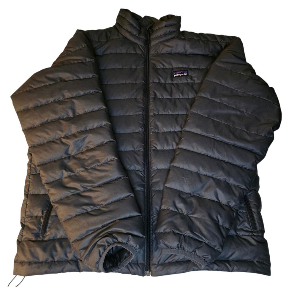 Patagonia Men's Down Sweater Jacket Gray, Size Small